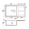 Кухонная мойка Omoikiri Sumi 86-SA Tetogranit/бежевый 4993648 Кухонная мойка Omoikiri Sumi 86-SA Tetogranit/бежевый 4993648