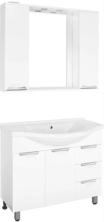 Тумба под раковину Style Line Жасмин 100 (3 ящ.) ЛС-00000585 Тумба под раковину Style Line Жасмин 100 (3 ящ.) ЛС-00000585