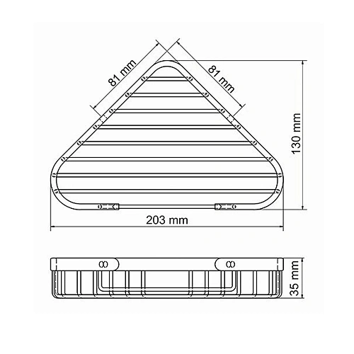 Полка WasserKRAFT K-733BRUSHED GOLD K-733BG металлическая золото Полка WasserKRAFT K-733BRUSHED GOLD K-733BG металлическая золото