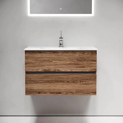 Тумба под раковину Sancos Urban UR80ECH 790х450х550 дуб чарльстон, подвесная Тумба под раковину Sancos Urban UR80ECH 790х450х550 дуб чарльстон, подвесная