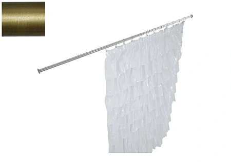 Карниз для ванны Aquanet прямой 160 латунь 00241572 Карниз для ванны Aquanet прямой 160 латунь 00241572