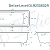 Ванна чугунная Delice Level 1700х750 с отверстиями под ручки DLR230602R Ванна чугунная Delice Level 1700х750 с отверстиями под ручки DLR230602R