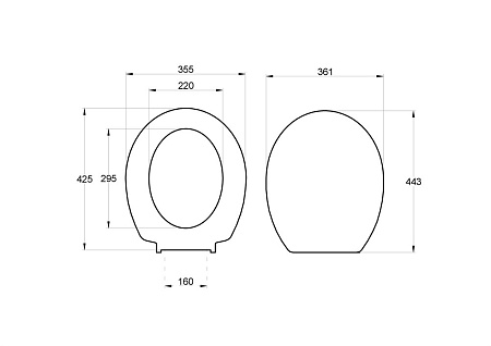 Крышка-сиденье Roca Victoria ZRU8013900 петли хром Крышка-сиденье Roca Victoria ZRU8013900 петли хром