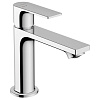 Картинка анонса товара «смеситель для раковины hansgrohe rebris e 110 coolstart, со сливным гарнитуром 72589000, хром»