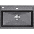 Кухонная мойка Paulmark STEPIA 80 PM117551-DG, графит, 750х510