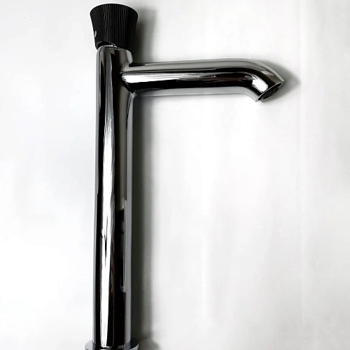 Смеситель для раковины Paini Domus 18CR205PZLL без донного клапана высокий, хром Смеситель для раковины Paini Domus 18CR205PZLL без донного клапана высокий, хром