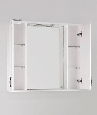 Зеркальный шкаф Style Line Олеандр-2 90/С, белый ЛС-00000242 Зеркальный шкаф Style Line Олеандр-2 90/С, белый ЛС-00000242