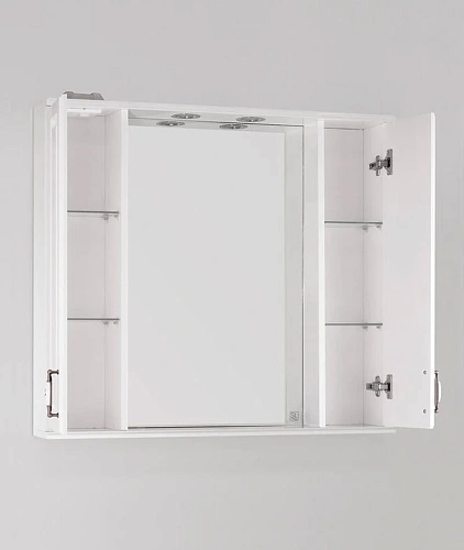 Зеркальный шкаф Style Line Олеандр-2 90/С, белый ЛС-00000242 Зеркальный шкаф Style Line Олеандр-2 90/С, белый ЛС-00000242