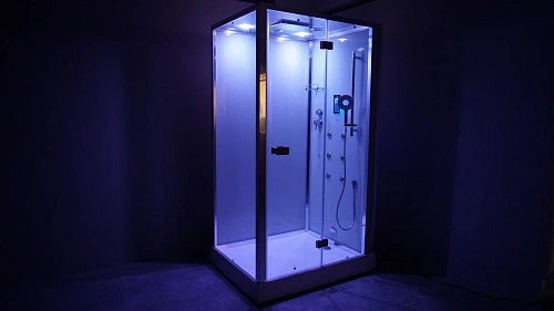 Душевая кабина Timo Premium PURO (90x120x220) H-511L-T-CH/C стульчик прозрачный Душевая кабина Timo Premium PURO (90x120x220) H-511L-T-CH/C стульчик прозрачный