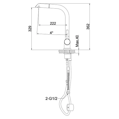 Смеситель для кухни Lemark Expert (LM5075S) Смеситель для кухни Lemark Expert (LM5075S)