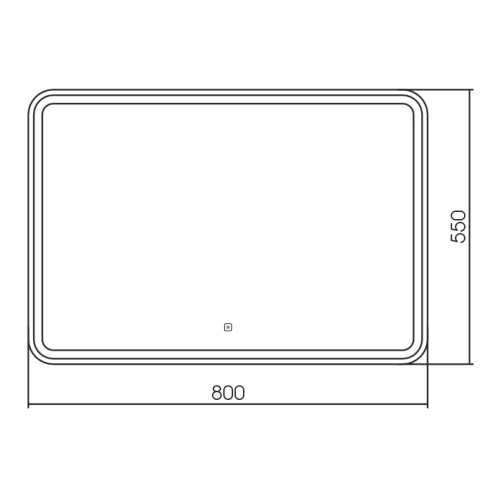 Зеркало Silver mirrors Давид-ТХ 800х550 сенсорный включатель, тепл.холод свет LED-00002891 Зеркало Silver mirrors Давид-ТХ 800х550 сенсорный включатель, тепл.холод свет LED-00002891