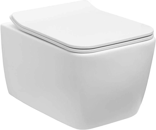 Унитаз подвесной Allen Brau Liberty 4.33007.21 с крышкой, белый матовый Унитаз подвесной Allen Brau Liberty 4.33007.21 с крышкой, белый матовый