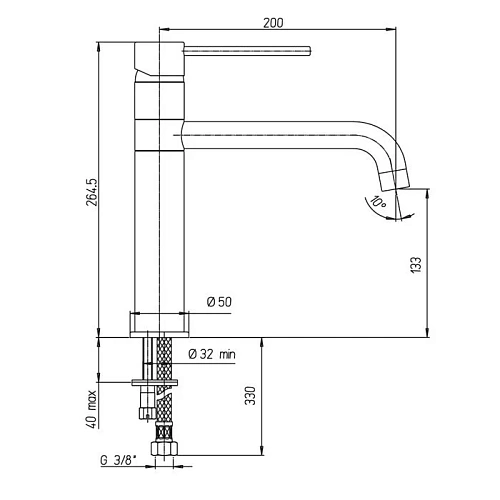 Душевой гарнитур Paini Novara 50CR124/P18 Душевой гарнитур Paini Novara 50CR124/P18