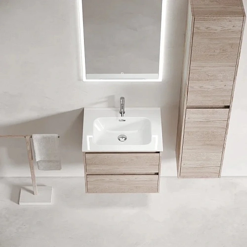 Тумба под раковину Sancos Libra LB60EG 590х450х500 дуб галифакс натуральный, подвесная Тумба под раковину Sancos Libra LB60EG 590х450х500 дуб галифакс натуральный, подвесная