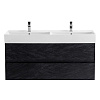 Картинка анонса товара «тумба под раковину cezares molveno 46-120-2c-so-2-nr nero 1200x460 подвесная»