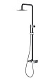 Детальная картинка товара «душевая система boheme stick 128-bcr.2 black touch chrome»