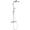 Картинка анонса товара «душевая система hansgrohe crometta s 240 1jet showerpipe с термостатом, хром 27267000»