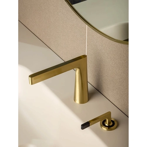 Смеситель для раковины Boheme Duo 161-MG золотой матовый Смеситель для раковины Boheme Duo 161-MG золотой матовый