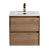 Картинка анонса товара «тумба под раковину belbagno kraft-500-2c-so-rnn rovere nebrasca nature подвесная 500x460»