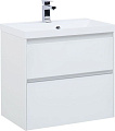 Тумба под раковину Aquanet Гласс 60 белый 00196961 Тумба под раковину Aquanet Гласс 60 белый 00196961