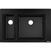 Кухонная мойка Hansgrohe S51 S510-F635 180/450 43315170, черный графит встраиваемая