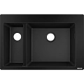 Кухонная мойка Hansgrohe S51 S510-F635 180/450 43315170, черный графит встраиваемая Кухонная мойка Hansgrohe S51 S510-F635 180/450 43315170, черный графит встраиваемая