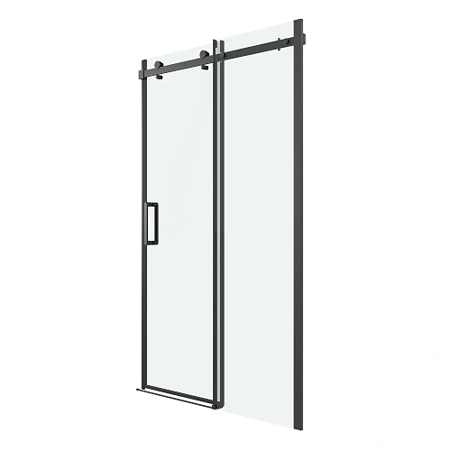 Душевая дверь GROSSMAN Classic 100.K33.04.130.21.00 (130x195) черный матовый, стекло прозрачное Душевая дверь GROSSMAN Classic 100.K33.04.130.21.00 (130x195) черный матовый, стекло прозрачное