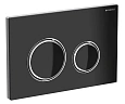 Клавиша смыва Geberit 115.884.SJ.1 Sigma21 чёрный, глянцевый хром Клавиша смыва Geberit 115.884.SJ.1 Sigma21 чёрный, глянцевый хром