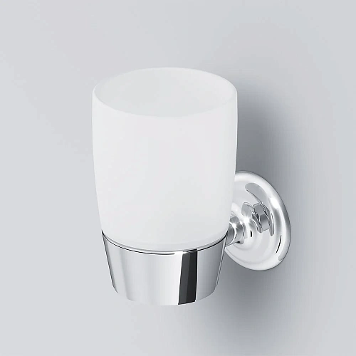 Стакан AM.PM Like A8034300 стеклянный, с настенным держателем Стакан AM.PM Like A8034300 стеклянный, с настенным держателем