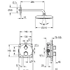 Душевая система GROHE Grohtherm встраиваемая, термостатическая, хром (34726000) Душевая система GROHE Grohtherm встраиваемая, термостатическая, хром (34726000)