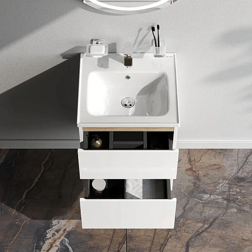 Тумба под раковину AM.PM X-Joy M85AFHX0502WG подвесная, 50 см, белый Тумба под раковину AM.PM X-Joy M85AFHX0502WG подвесная, 50 см, белый