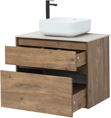 Тумба под раковину Aquanet Nova Lite 75 дуб рустикальный (2 ящика) 00249515 Тумба под раковину Aquanet Nova Lite 75 дуб рустикальный (2 ящика) 00249515