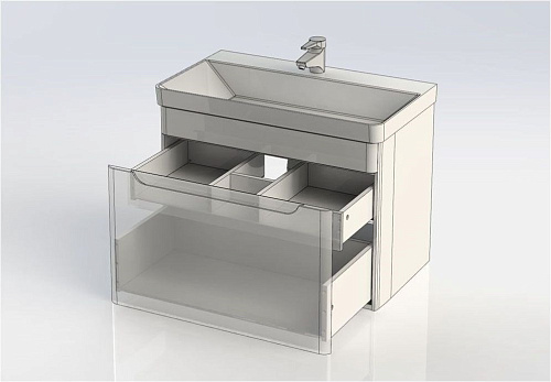 Тумба под раковину Aquanet София 80 белый 00199869 Тумба под раковину Aquanet София 80 белый 00199869