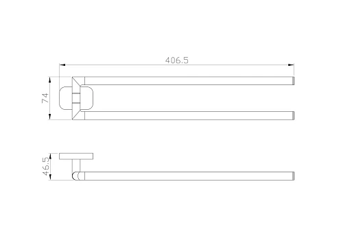 Полотенцедержатель Wonzon & Woghand темный графит (WW-9331) Полотенцедержатель Wonzon & Woghand темный графит (WW-9331)