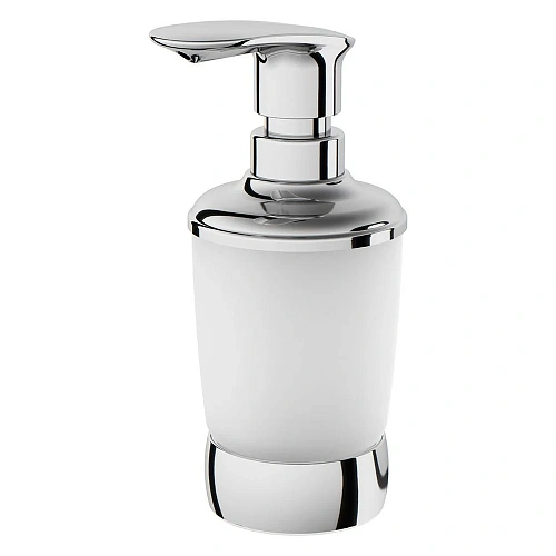 Дозатор жидкого мыла AM.PM Sensation A3031900 стеклянный, отдельно стоящий, хром Дозатор жидкого мыла AM.PM Sensation A3031900 стеклянный, отдельно стоящий, хром
