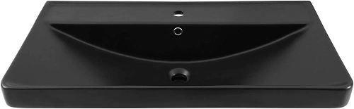 Раковина Aquanet Ирис 90 черная матовая 00329250 Раковина Aquanet Ирис 90 черная матовая 00329250