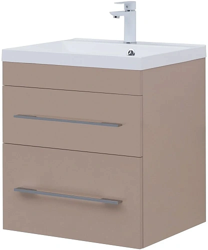 Тумба под раковину Aquanet Верона 60 капучино (2 ящика) 00304536 Тумба под раковину Aquanet Верона 60 капучино (2 ящика) 00304536