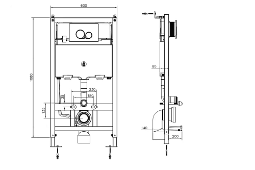 Унитаз SMART ARROW AKH1051H с сиденьем белый Унитаз SMART ARROW AKH1051H с сиденьем белый
