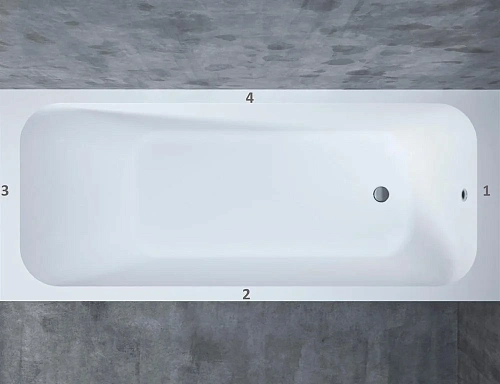 Ванна из искусственного камня Salini ORLANDA KIT 170х70 покраска по RAL полностью 102111GF S-Sense Ванна из искусственного камня Salini ORLANDA KIT 170х70 покраска по RAL полностью 102111GF S-Sense