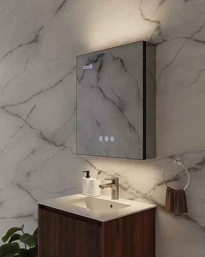 Зеркальный шкаф ArtDecco Winter Glamour 60 AWG06070MC с подсветкой Зеркальный шкаф ArtDecco Winter Glamour 60 AWG06070MC с подсветкой