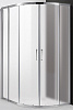Душевой уголок Cezares MOLVENO-RH-2-100/80-P-Cr (100x80) текстурное стекло