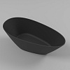 Картинка анонса товара «ванна из искусственного камня whitecross spinel c 150x70 (черный мат) искусственный камень 0211.1500 0211.150070.201»