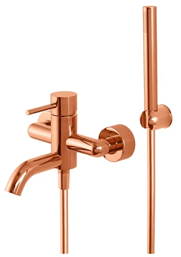 Смеситель для ванны Remer X Style X02RL, медь глянцевая Смеситель для ванны Remer X Style X02RL, медь глянцевая