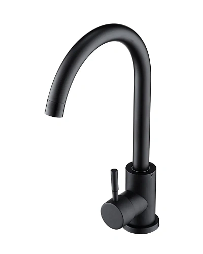 Смеситель для кухни Orange Steel M99-009b черный Смеситель для кухни Orange Steel M99-009b черный