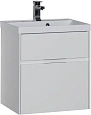 Тумба под раковину Aquanet Латина 60 белый (2 ящика) 00179934 Тумба под раковину Aquanet Латина 60 белый (2 ящика) 00179934