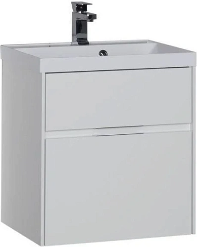 Тумба под раковину Aquanet Латина 60 белый (2 ящика) 00179934 Тумба под раковину Aquanet Латина 60 белый (2 ящика) 00179934