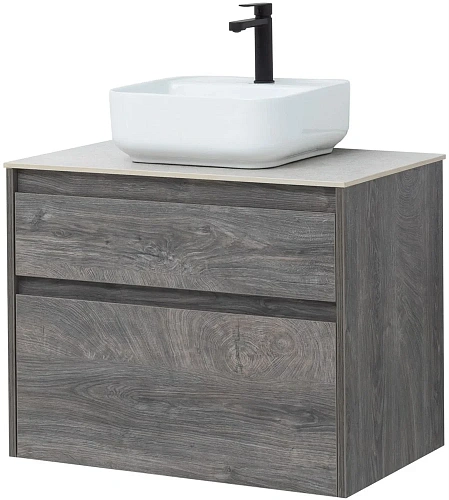 Тумба под раковину Aquanet Nova Lite 75 дуб рошелье (2 ящика) 00242273 Тумба под раковину Aquanet Nova Lite 75 дуб рошелье (2 ящика) 00242273