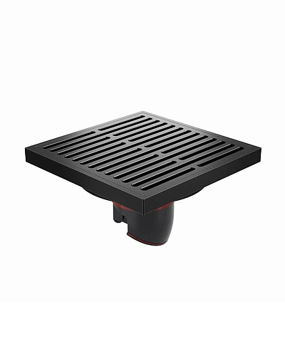 Душевой трап Orange TR01-007b 100х100 черный Душевой трап Orange TR01-007b 100х100 черный