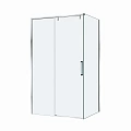 Душевой уголок BelBagno SOFT_CLOSE-1-AH-1-110/80-C-Cr 110x80 см, профиль хром, стекло прозрачное Душевой уголок BelBagno SOFT_CLOSE-1-AH-1-110/80-C-Cr 110x80 см, профиль хром, стекло прозрачное