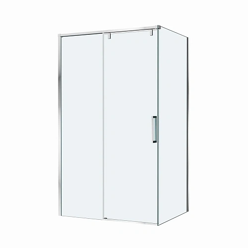 Душевой уголок BelBagno SOFT_CLOSE-1-AH-1-110/80-C-Cr 110x80 см, профиль хром, стекло прозрачное Душевой уголок BelBagno SOFT_CLOSE-1-AH-1-110/80-C-Cr 110x80 см, профиль хром, стекло прозрачное